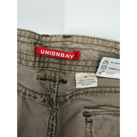 Union Bay Juniors Capris Size 9 Brown Cargo Capris - Picture 4 of 11